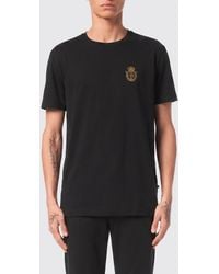 Billionaire - Cotton T-Shirt With Emblem - Lyst