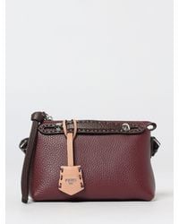 Fendi - By The Way Selleria Boston Tasche Aus Genarbtem Leder - Lyst