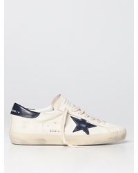 Golden Goose - Super-Star Used Leather Sneakers - Lyst