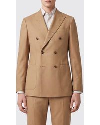 Sartorio Napoli - Double-Breasted Cashmere And Silk Blazer With Peak Lapels - Lyst