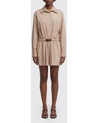 FEDERICA TOSI - Cotton Poplin Chemisier Dress - Lyst