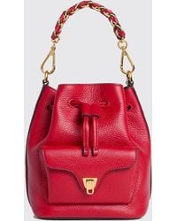 Coccinelle - Beat Generation Grained Leather Bucket Bag - Lyst