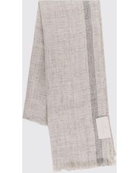Brunello Cucinelli - Linen Scarf - Lyst