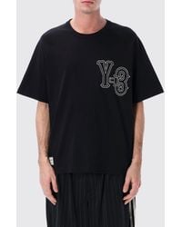 Y-3 - Cotton T-Shirt With Logo - Lyst