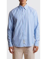 La Martina - Striped Long-Sleeved Cotton Shirt - Lyst