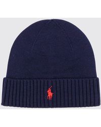 Polo Ralph Lauren - Embroidered Pony Wool Beanie - Lyst