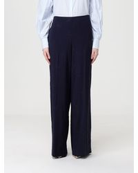 Twinset - Embroidered Viscose Blend Palazzo Pants - Lyst
