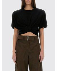 Magda Butrym - Cotton Crop T-Shirts - Lyst