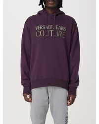 Versace Jeans Couture - Cotton Hoodie - Lyst