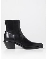 Off-White c/o Virgil Abloh - Off-white Slim Texan Ankle Boot Black/black - Lyst