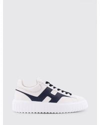 Hogan - H-Stripes Leather Sneakers - Lyst