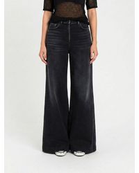 Twinset - Stretch Denim Palazzo Jeans - Lyst