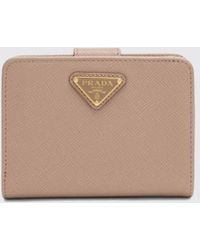 Prada - Saffiano Leather Wallet - Lyst