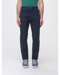 Brooksfield - Cotton Slim Fit Trousers - Lyst