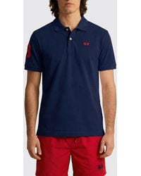 La Martina - Cotton Polo Shirt With Logo - Lyst