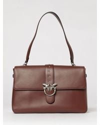 Pinko - Maxi Love Bag Slouchy Leather Bag - Lyst