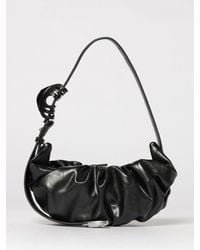 DIESEL - Grab-D Ruched Faux Leather Bag - Lyst