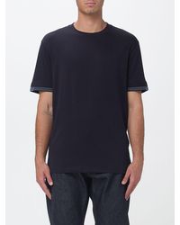 ARMANI EXCHANGE - Cotton Crew Neck T-Shirt - Lyst