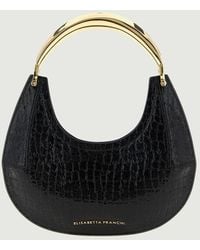 Elisabetta Franchi - Borsa Hobo Piccola Con Manico Gioiello - Lyst
