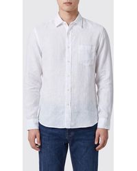 120% Lino - Camicia Casual Basic - Lyst