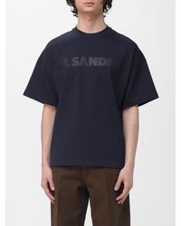 Jil Sander - Cotton T-Shirt With Logo - Lyst