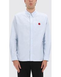 KENZO - Classic Cotton Shirt With Boke Flower - Lyst