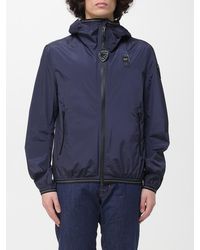 Blauer - Hooded Polyester Windbreaker - Lyst