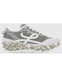 Loewe - Pogo Low-Top-Sneakers Aus Veloursleder Und Funktionsgewebe Mit Logo - Lyst