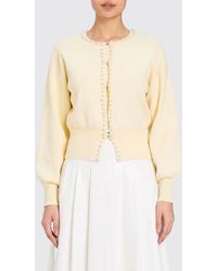 Twinset - Viscose Cardigan With Pearls - Lyst