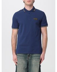 Versace Jeans Couture - Cotton Polo Shirt With Logo - Lyst