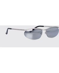 The Attico - Charlotte-Tone Metal Oval Frame Sunglasses - Lyst
