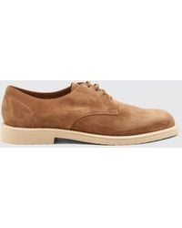 Brunello Cucinelli - Suede Derby Shoes - Lyst
