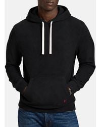 Polo Ralph Lauren - Cotton-Blend Hoodie With Embroidered Pony Logo - Lyst