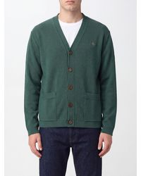 Vivienne Westwood - Orb Logo Cotton And Cashmere Cardigan - Lyst