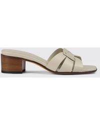 Doucal's - Leather Mules - Lyst
