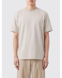 Tatras - Crewneck Cotton T-Shirt With Tone-On-Tone Logo On The Chest - Lyst