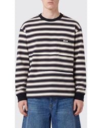 MSGM - Long-Sleeved Cotton T-Shirt With Crew Neck - Lyst