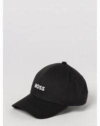 BOSS - Cotton Twill Baseball Cap With Embroidered Logo And Adjustable Strap - Lyst