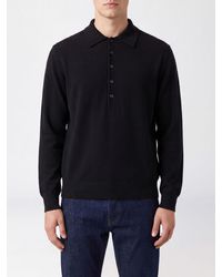 Dries Van Noten - Long-Sleeved Knitted Polo - Lyst