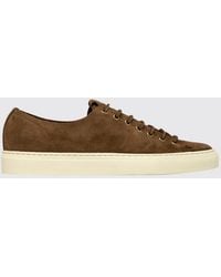 Buttero - Lace-Up Suede Leather Low-Top Sneakers With A Rubber Sole - Lyst