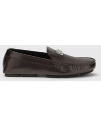Dolce & Gabbana - Dolce &Amp Gabbana Leather Driver Loafers - Lyst