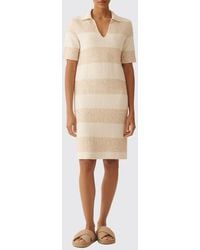 Fabiana Filippi - Cotton Blend Polo Dress - Lyst