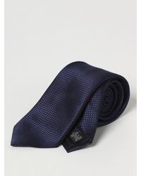 Uomo Accessori da Cravatte da Cravatta in seta jacquard da Uomo di Ermenegildo Zegna in Blu 