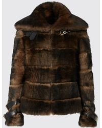 Fendi - Shearling Con Fibbia - Lyst