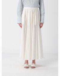 Tela - Cotton Blend Pleated Skirt - Lyst
