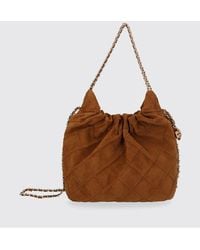 Tory Burch - Fleming Matelassé Mini Hobo Shoulder Bag - Lyst