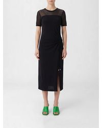 Patrizia Pepe - Stretch Jersey Midi Dress - Lyst
