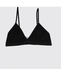 MM6 by Maison Margiela - Tulle And Nylon Triangle Bra With Adjustable Straps - Lyst