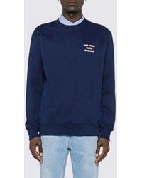 Drole de Monsieur - Crewneck Cotton Sweatshirt With Slogan Print - Lyst