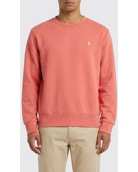 Polo Ralph Lauren - Cotton Crewneck Sweatshirt With Pony Logo - Lyst